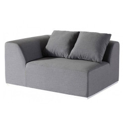 Fonteyn | Loungebank 2-zits Rechts Buddha | Grey Flanelle